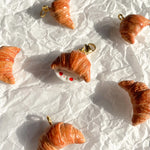 croissant bag charm