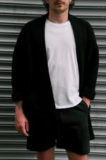 chunky open cardigan