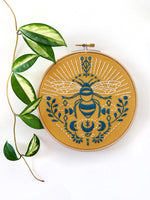 bee embroidery kit