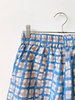 omar grid lavender and blue pants