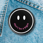 get bullish button pin