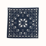 navy quilt bandana