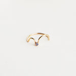 cloud ring - australian opal