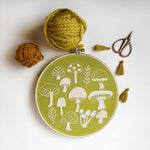 mushroom embroidery kit
