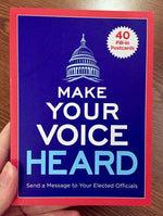 make your voice heard: send a message