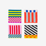 pattern patch coaster set