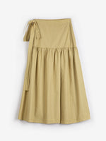 paper touch wrap skirt