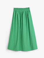 recycled cotton evasé skirt