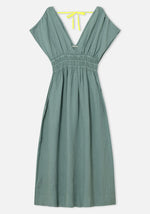 caricia linen dress