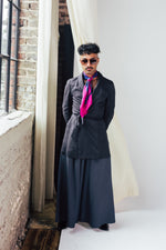 ochna long wide leg pocket pant w/ elastic