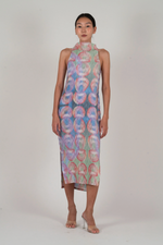 wave tank dress in kelly