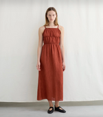 encina brick wrinckle dress