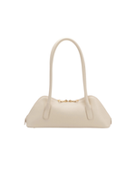 dakota ivory recycled vegan shoulder bag