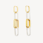 grande paperclip earrings