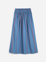triple stripes all over evasé skirt