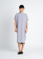 triangle open back dress