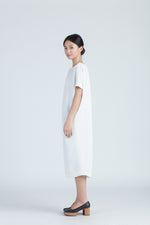 triangle open back dress