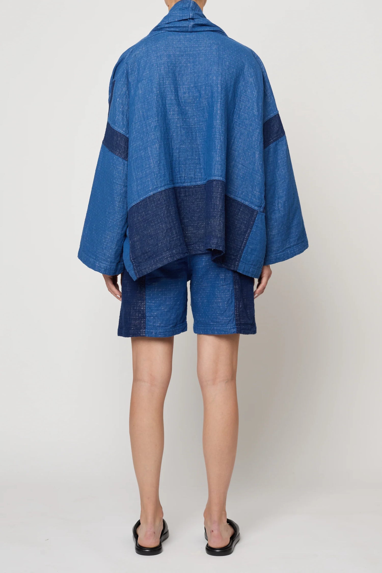 kimono jacket in patchwork