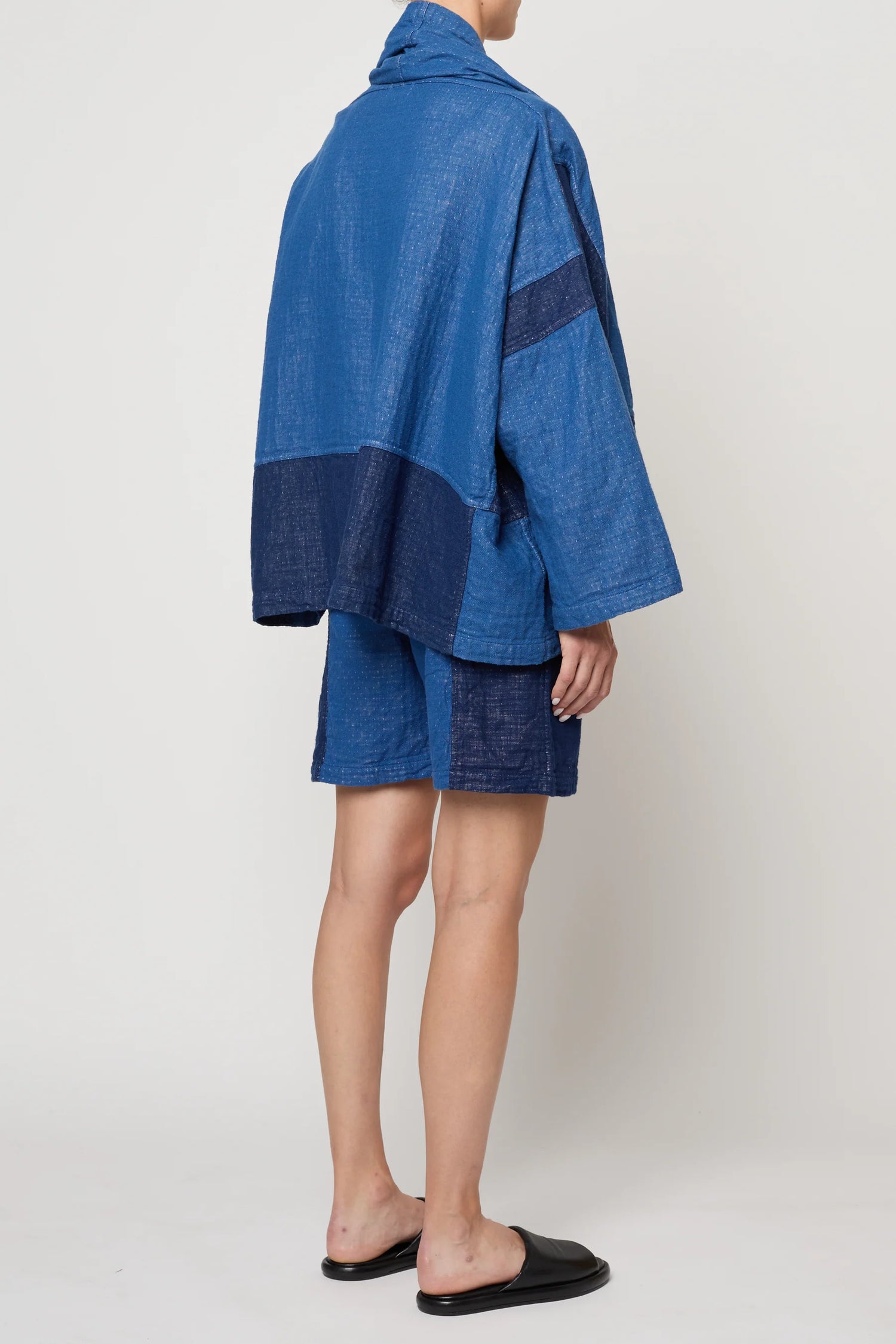 kimono jacket in patchwork