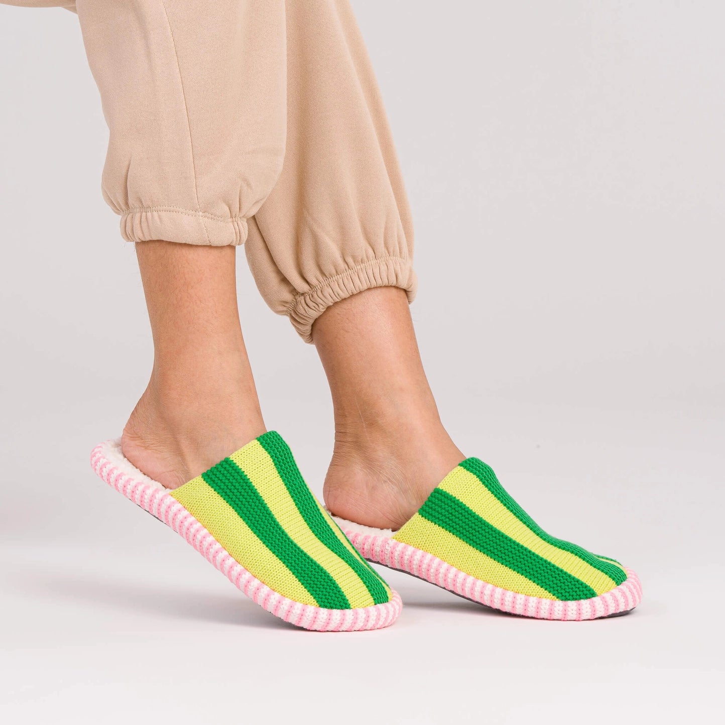 super stripe slide slippers
