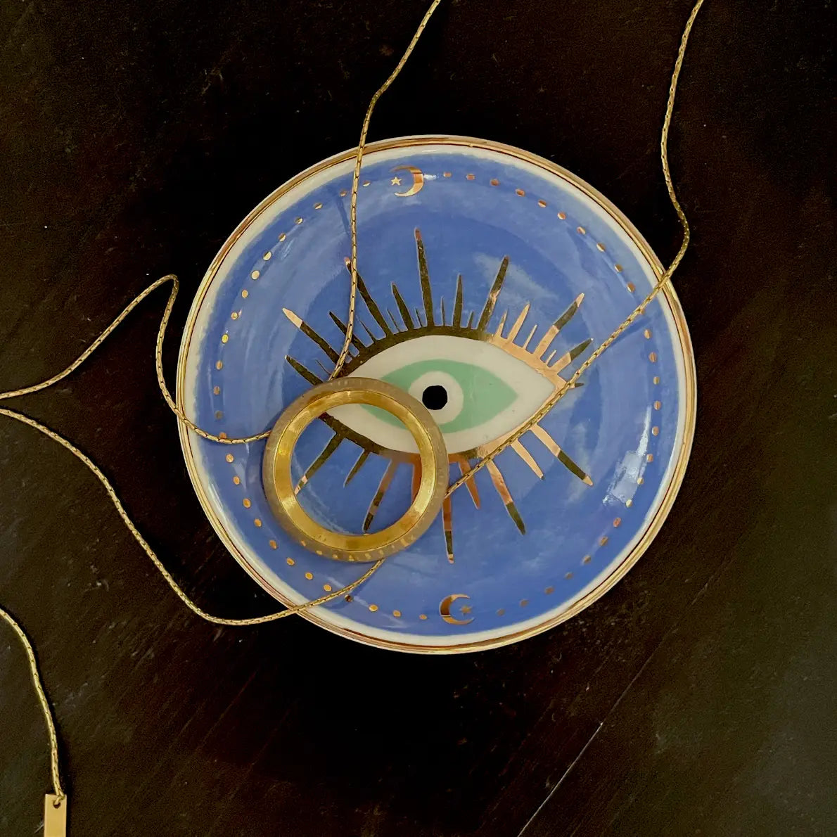 evil eye trinket dish