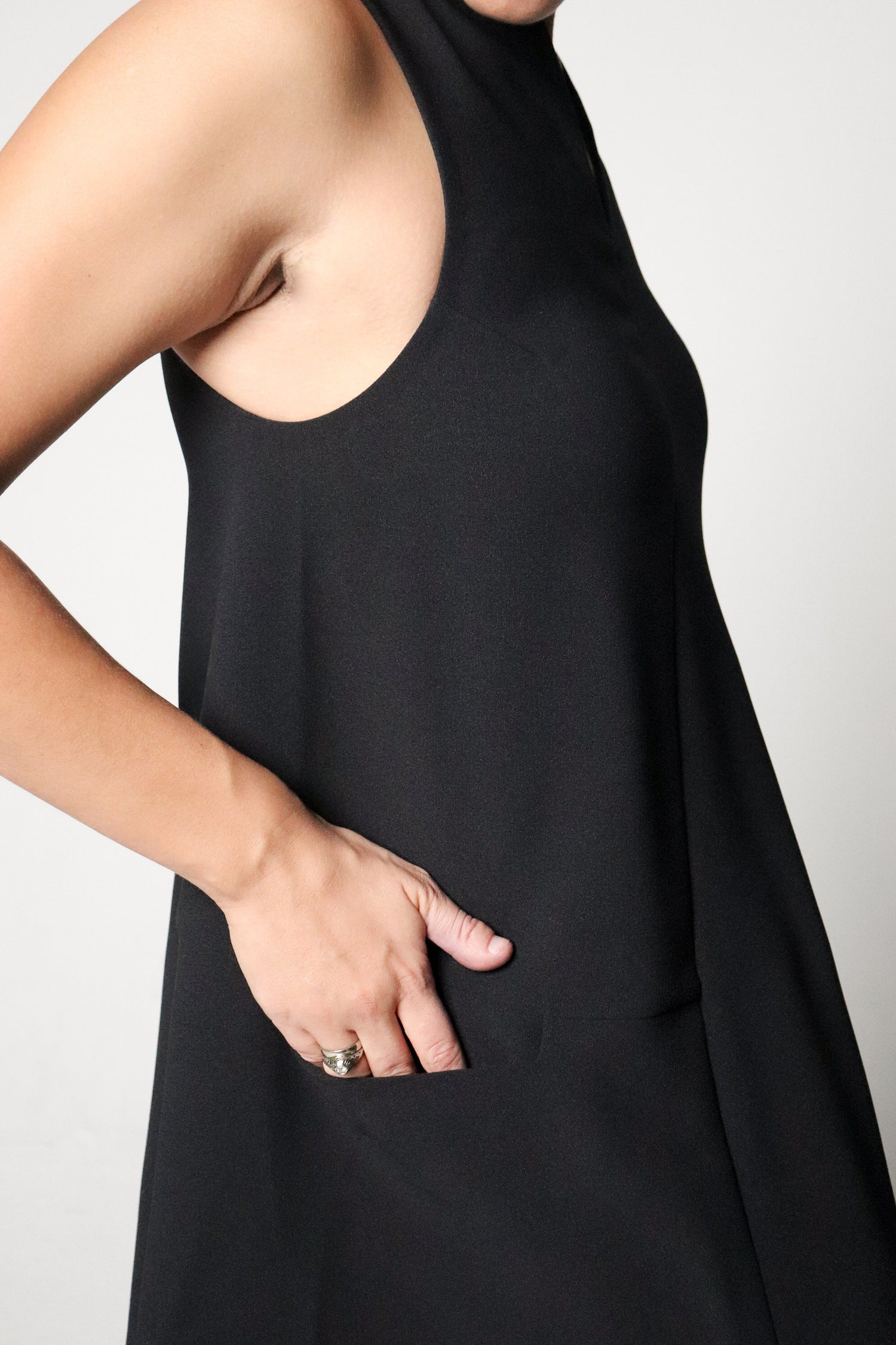 saccha layered pocket onesie