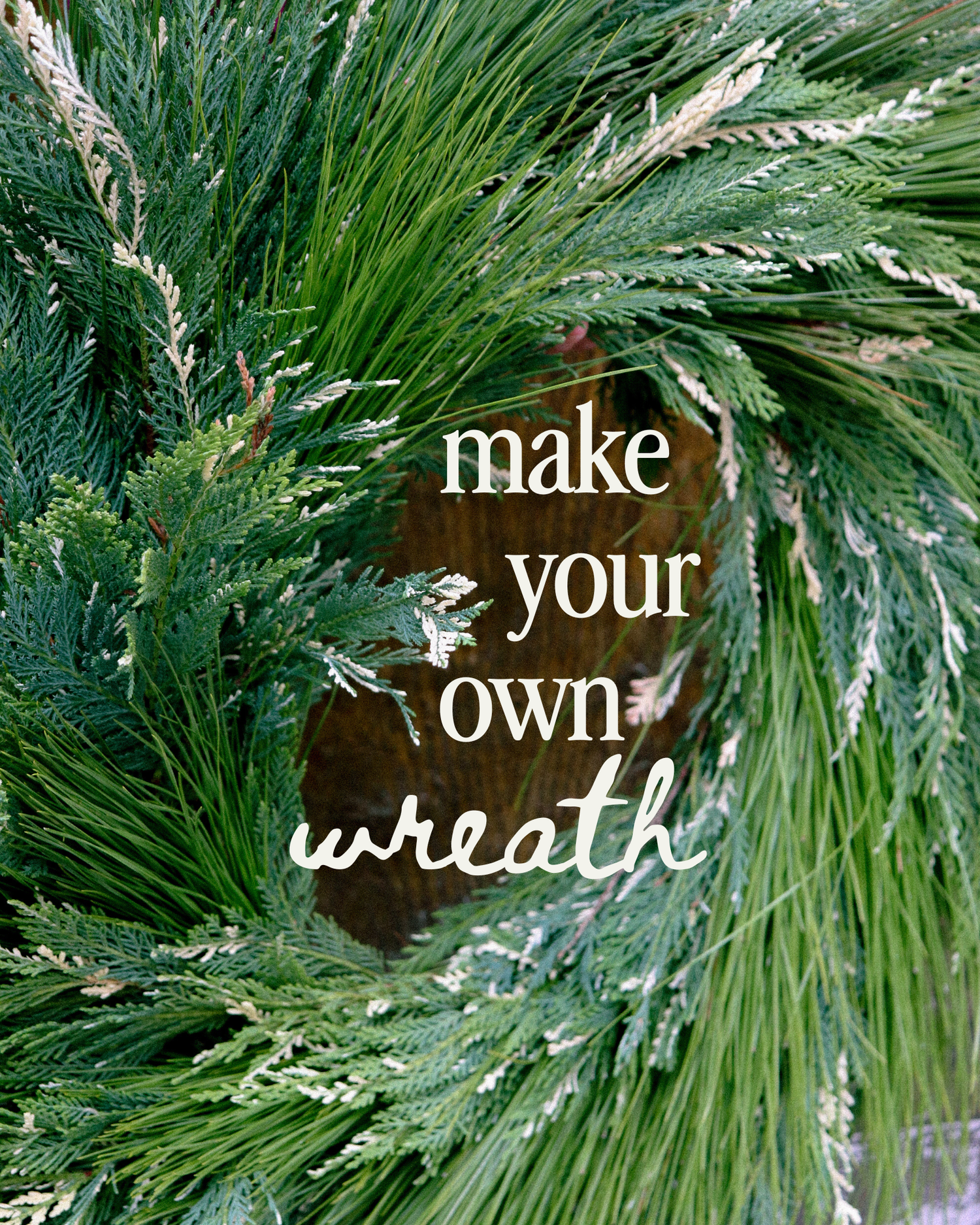 wreath making workshop with allie imaghodor
