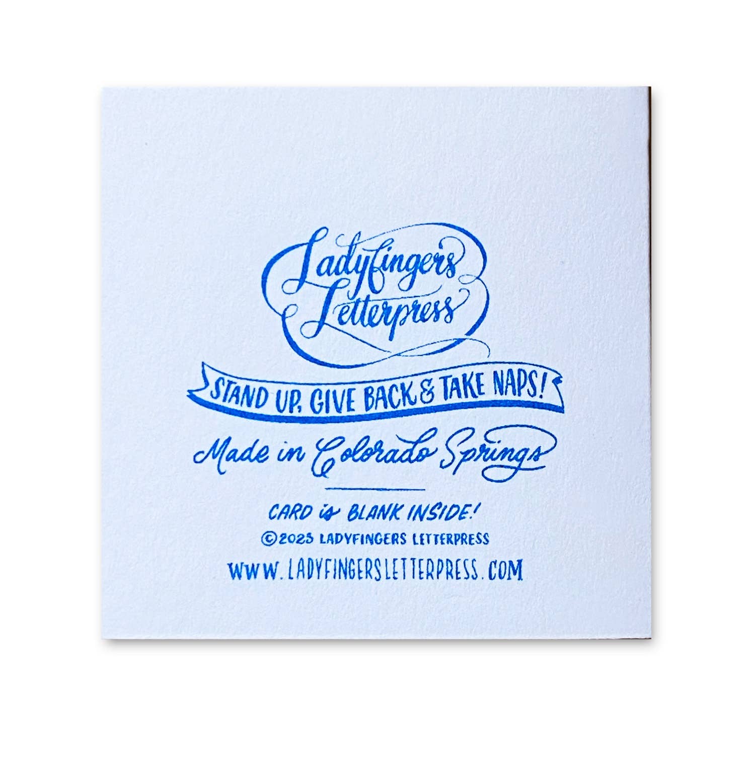 Candy Cane Heart Risograph Tiny Card: Single