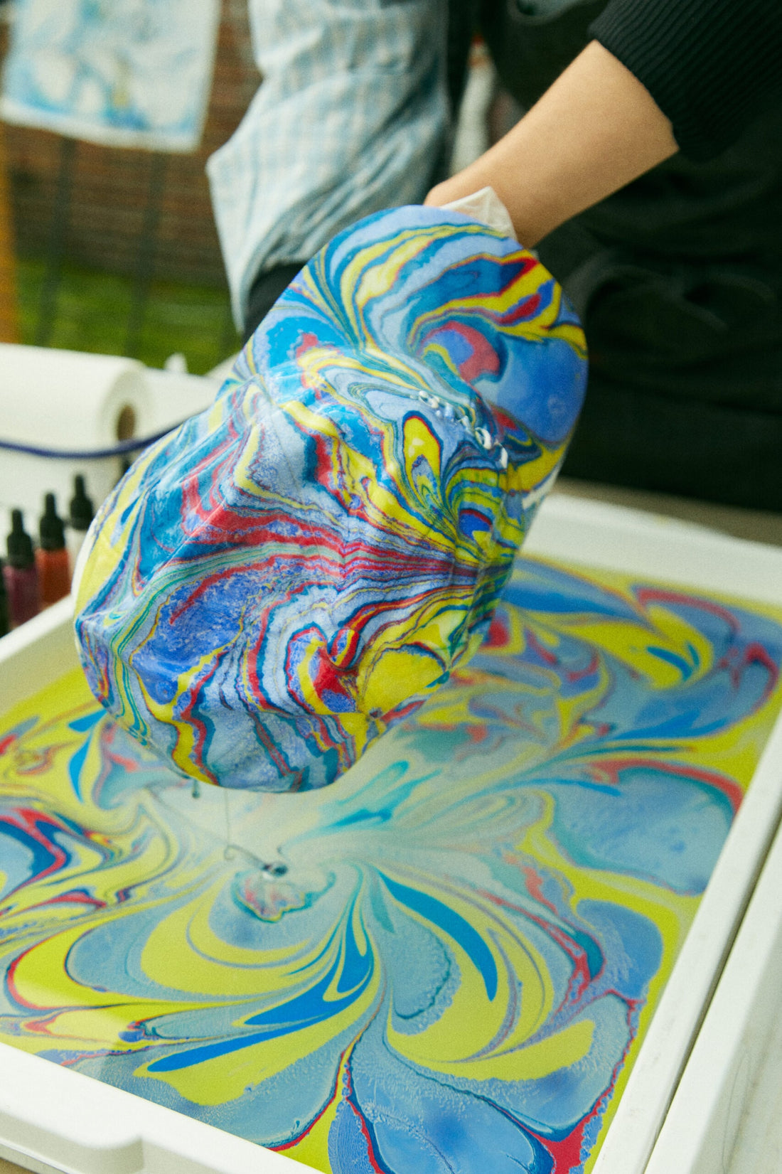 paper marbling with courtney pigford