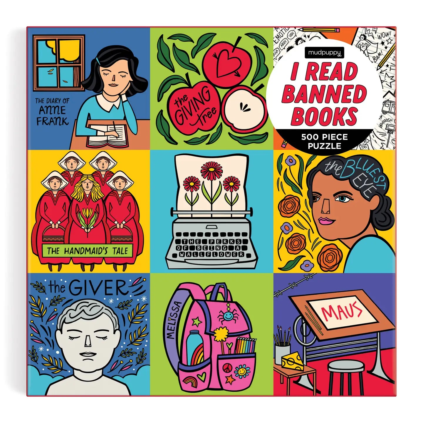 I read banned books 500 piece family puzzle