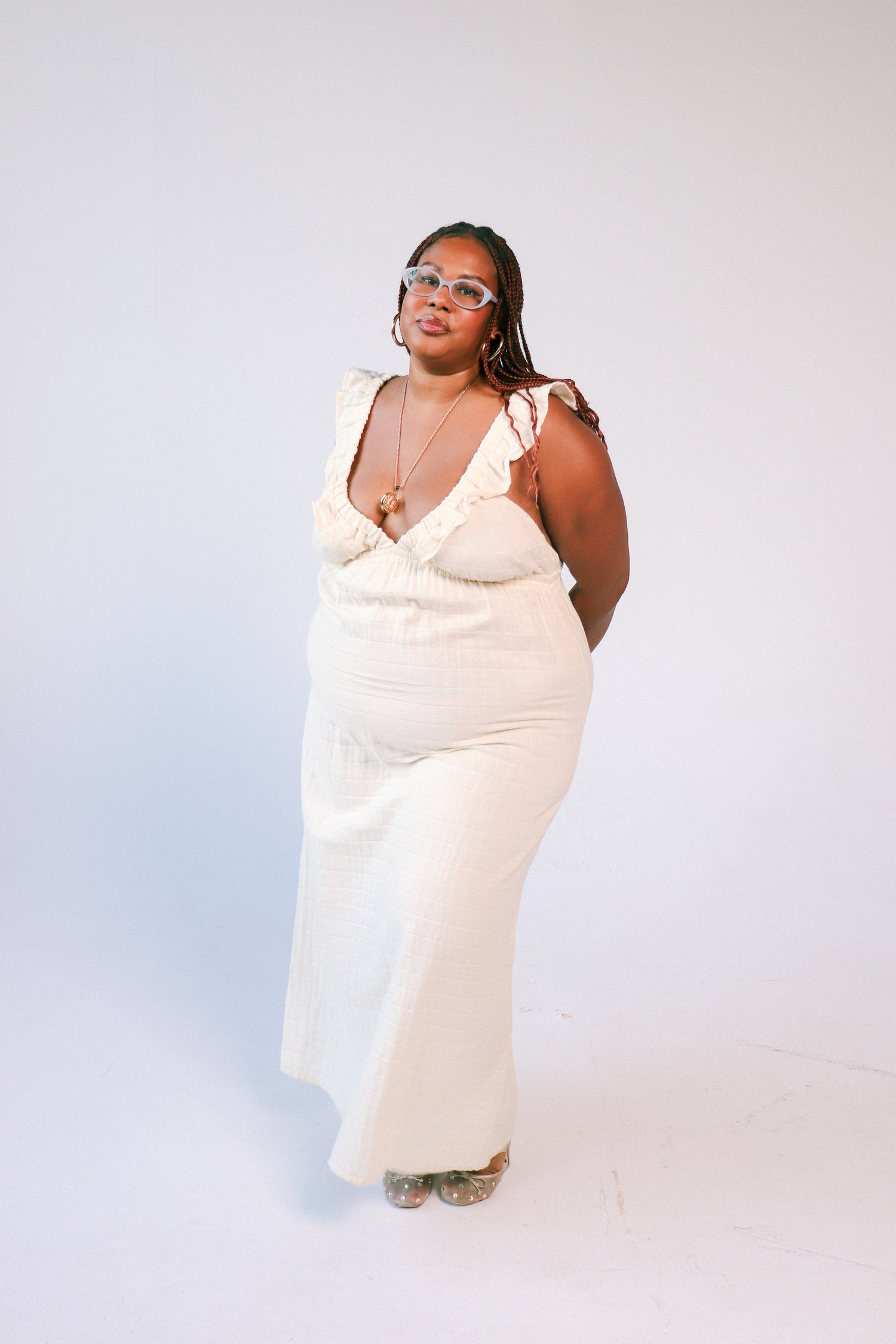 milos dress in organic cotton