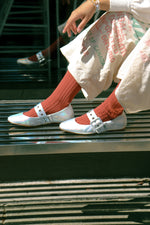 'her' socks - mercerized cotton rib