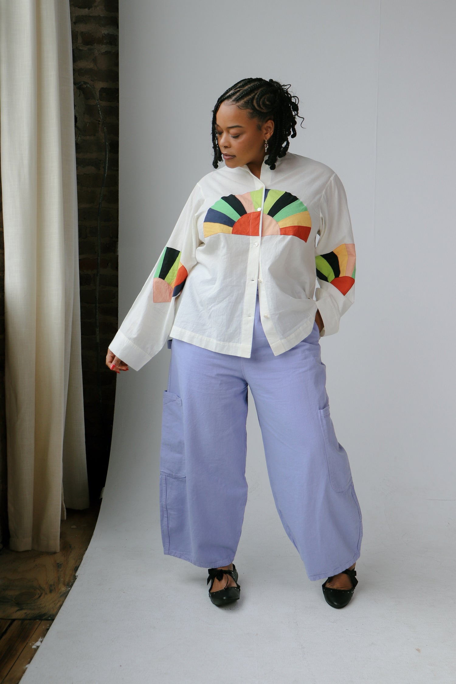 alpha buttondown