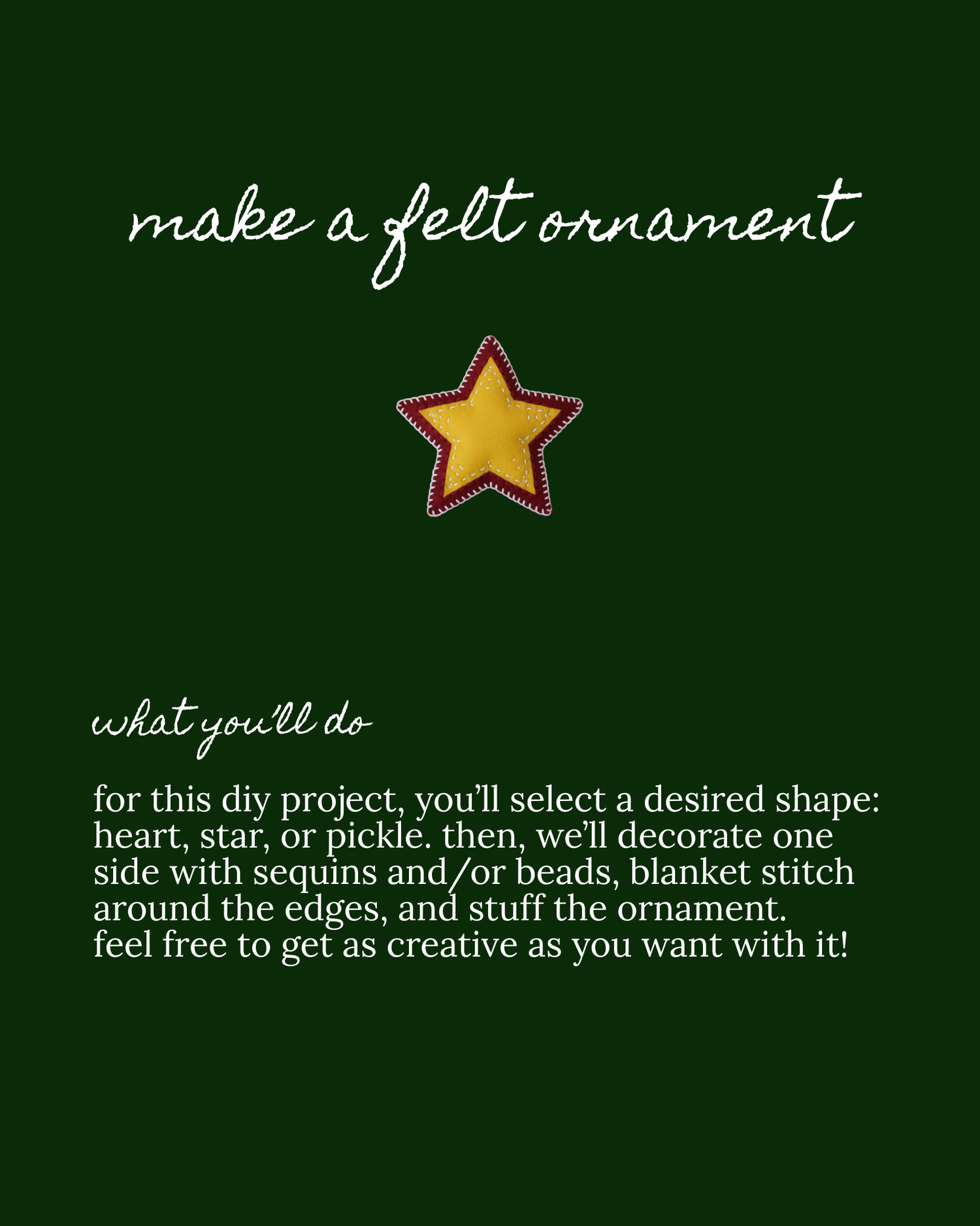 holiday craft night with rachel brockwell