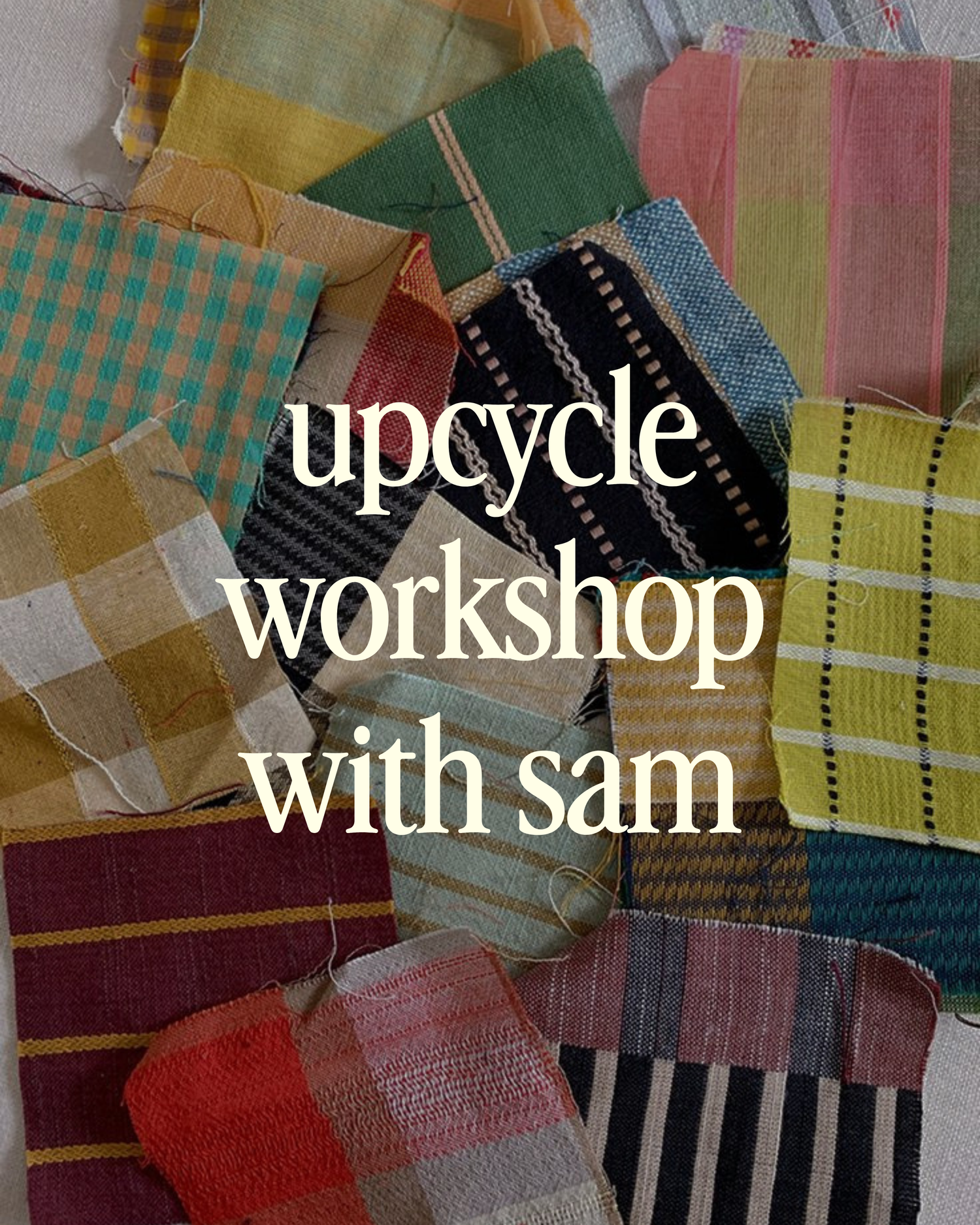 upcycling workshop with sam
