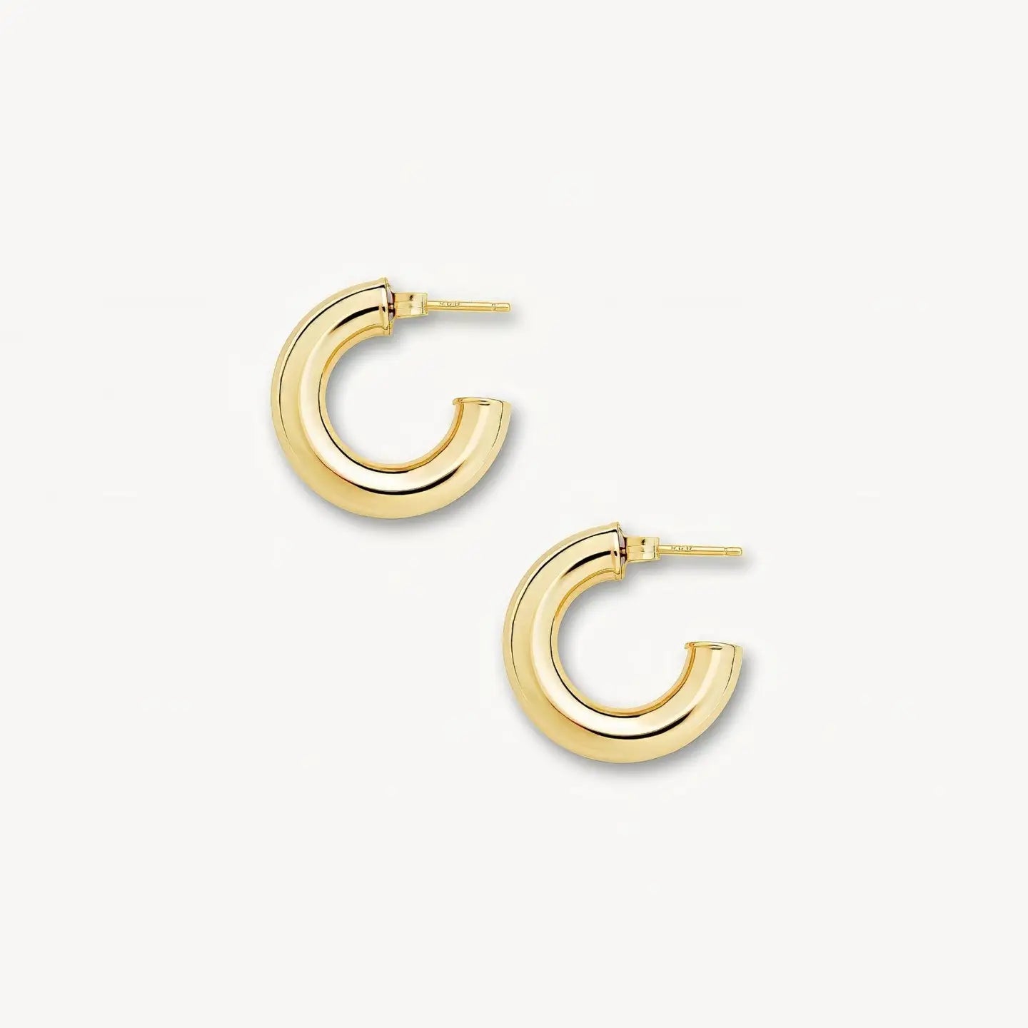 .75" perfect hoops in gold