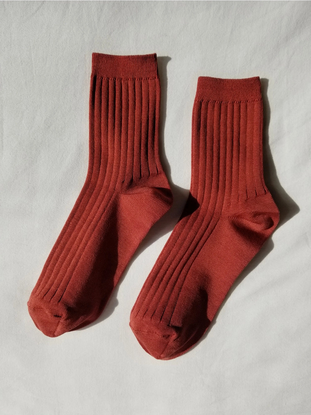 'her' socks - mercerized cotton rib