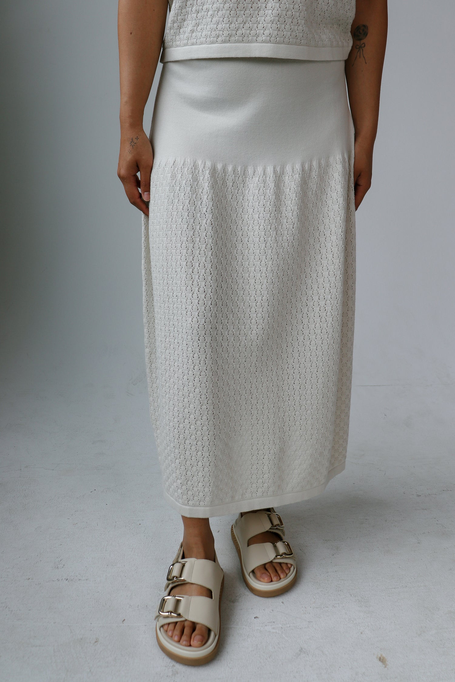 cora white smoke skirt