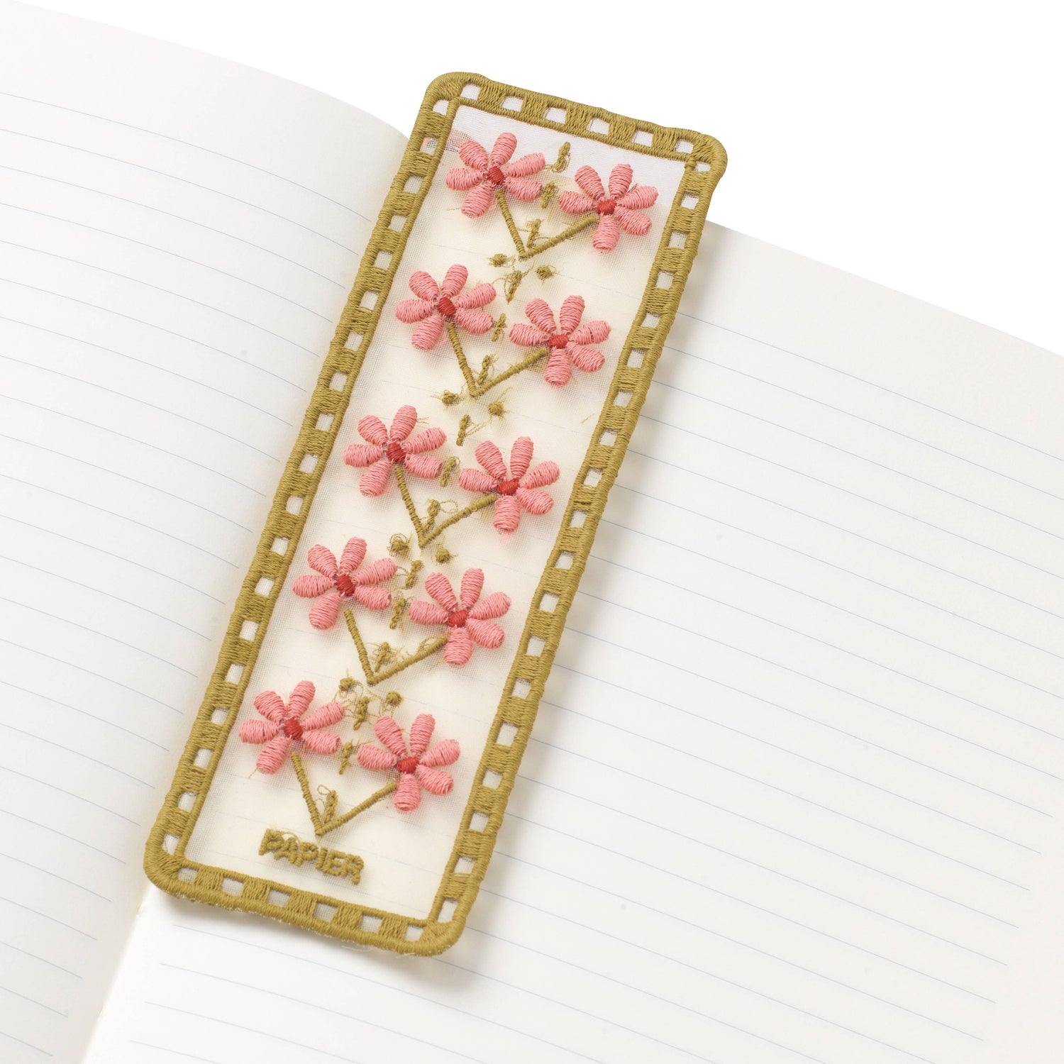 folklore fabric bookmark