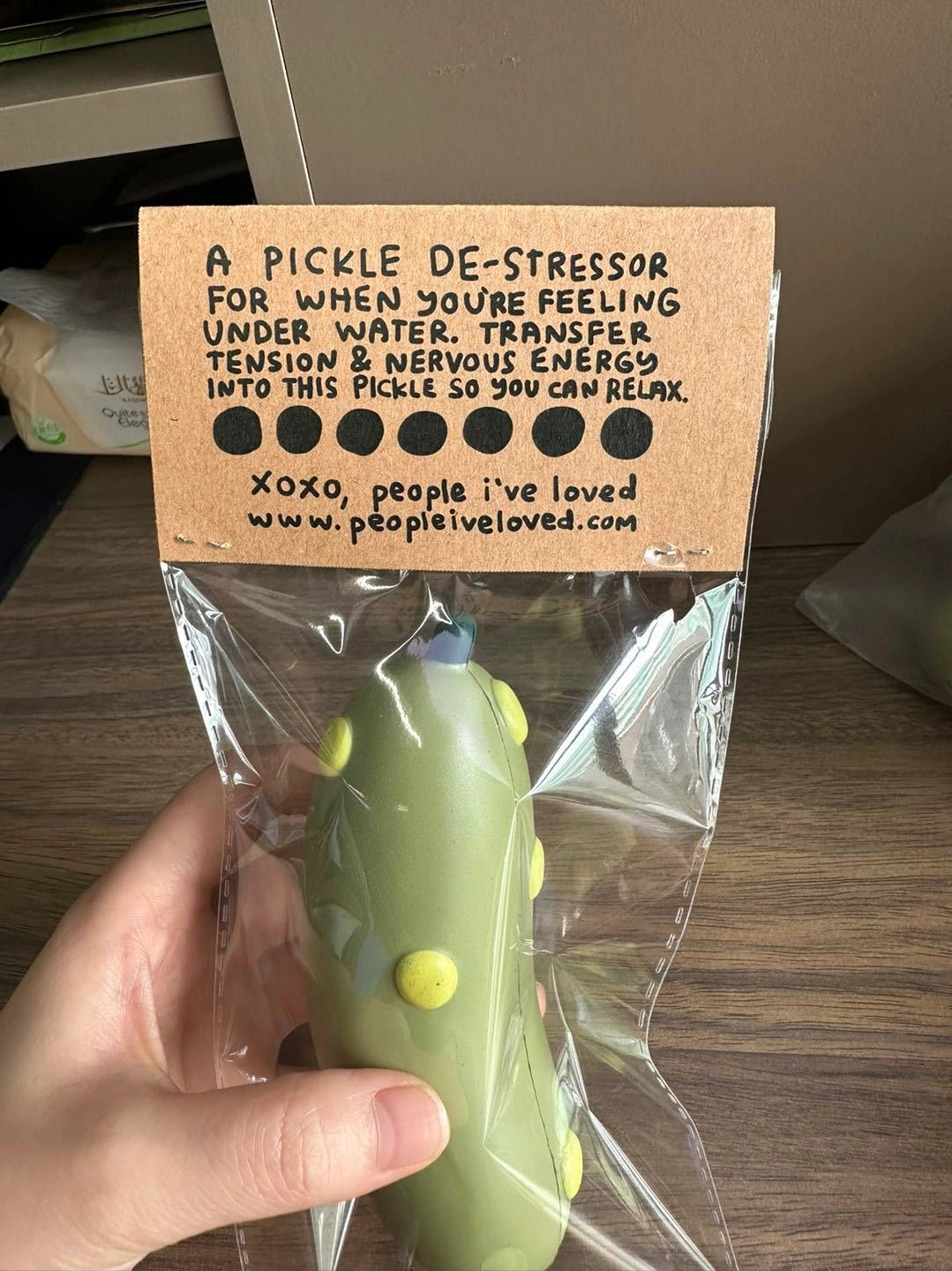 pickle stress ball