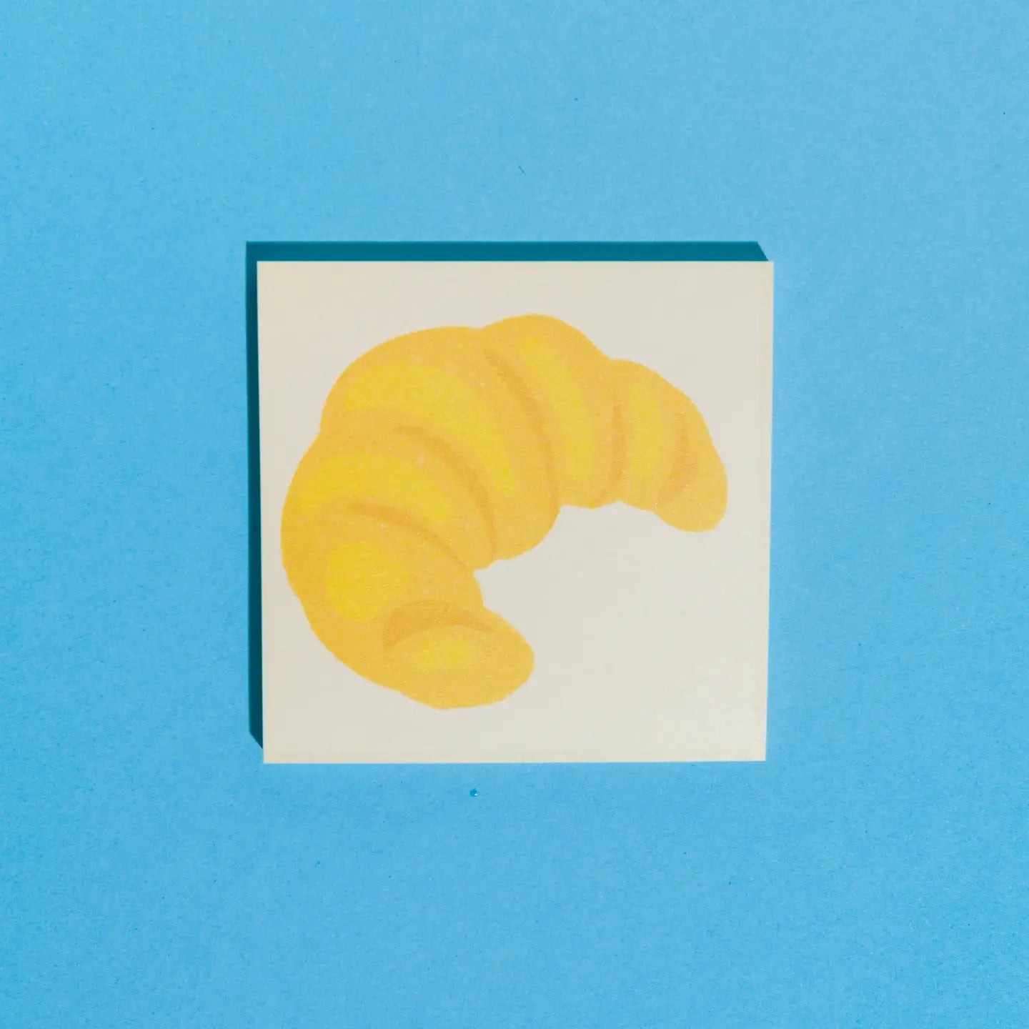 croissant sticky notes