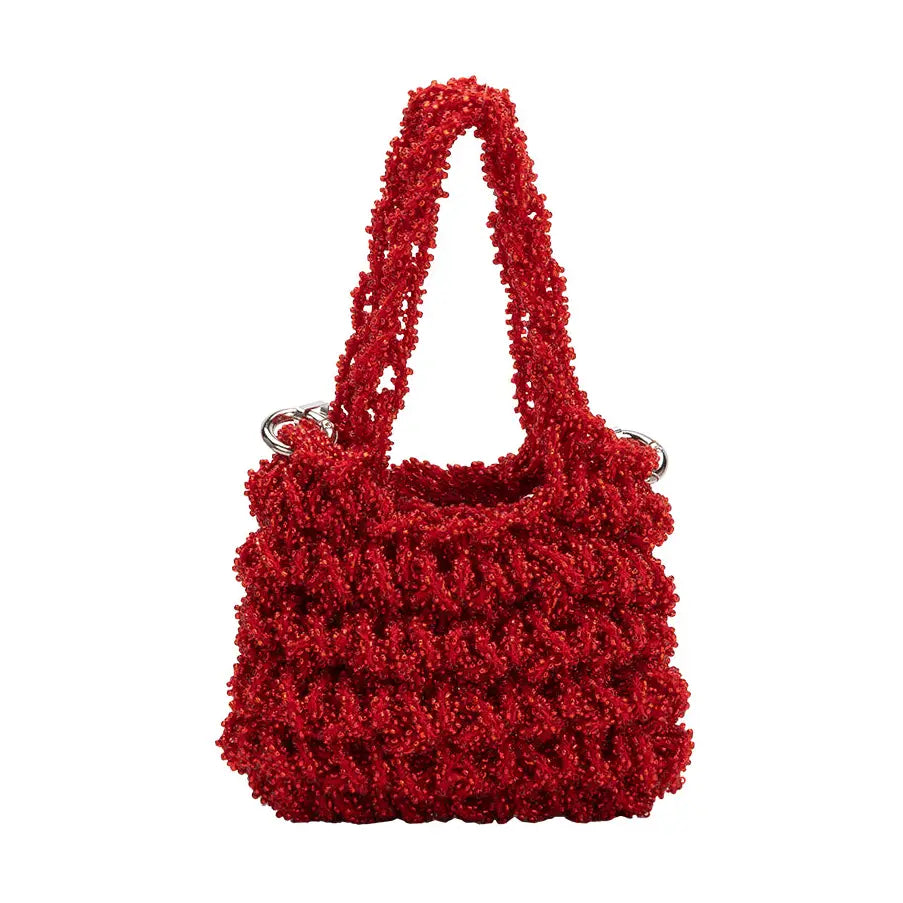 norma red mini crossbody bag