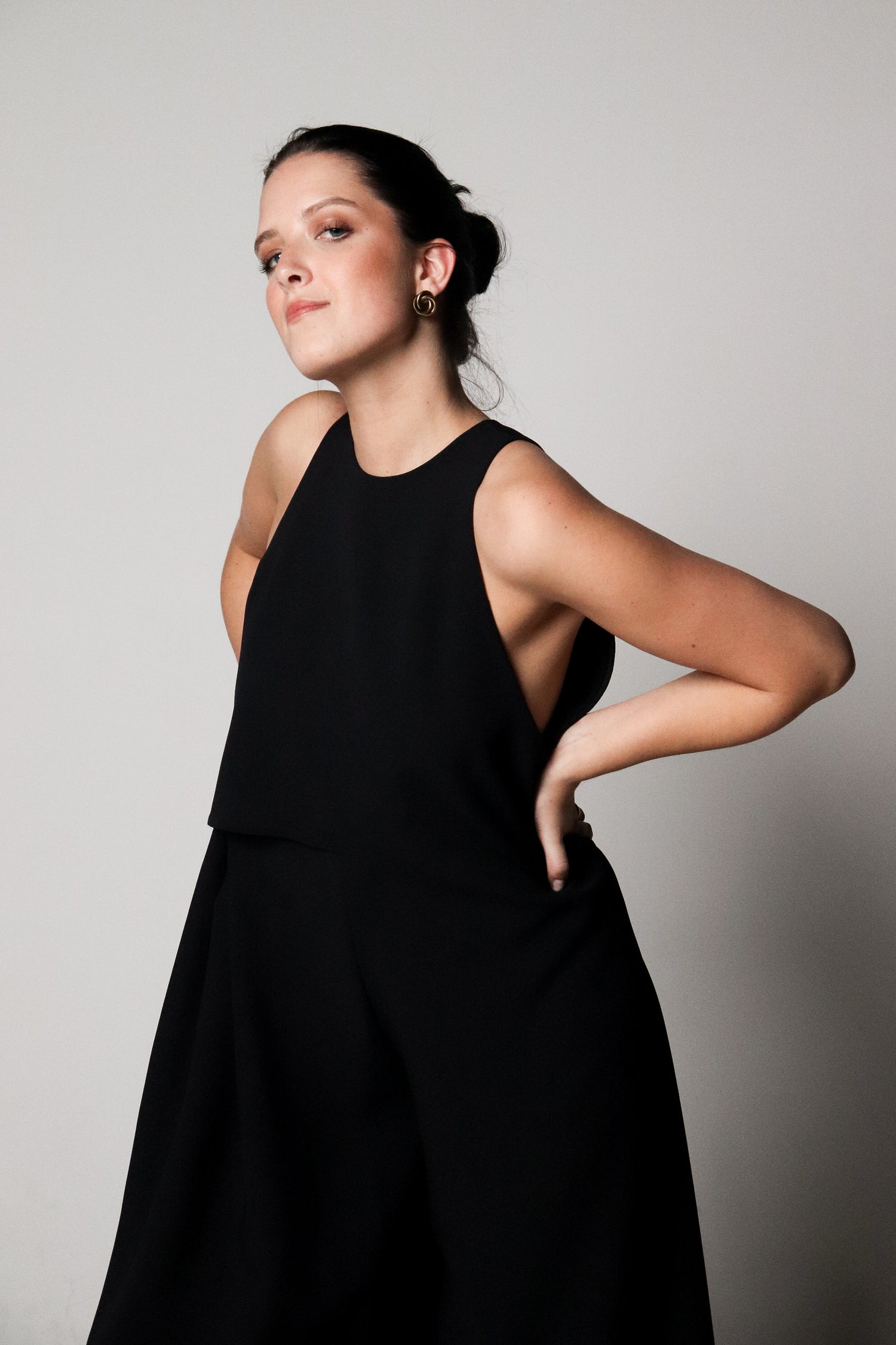 saccha layered pocket onesie