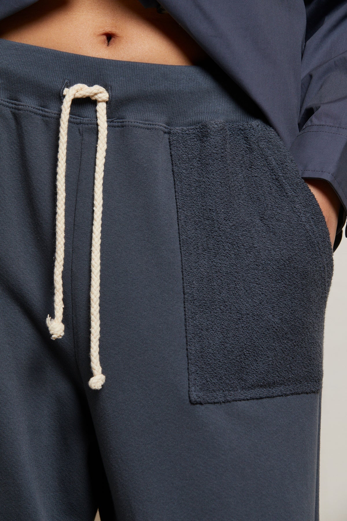 rosanna french terry reverse pocket pant