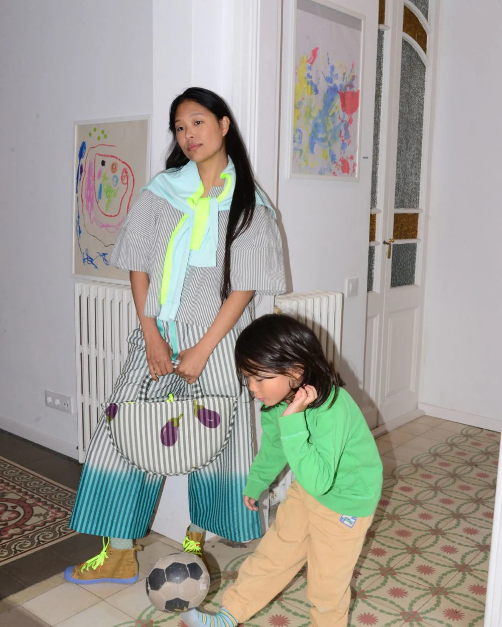 bomba striped pants