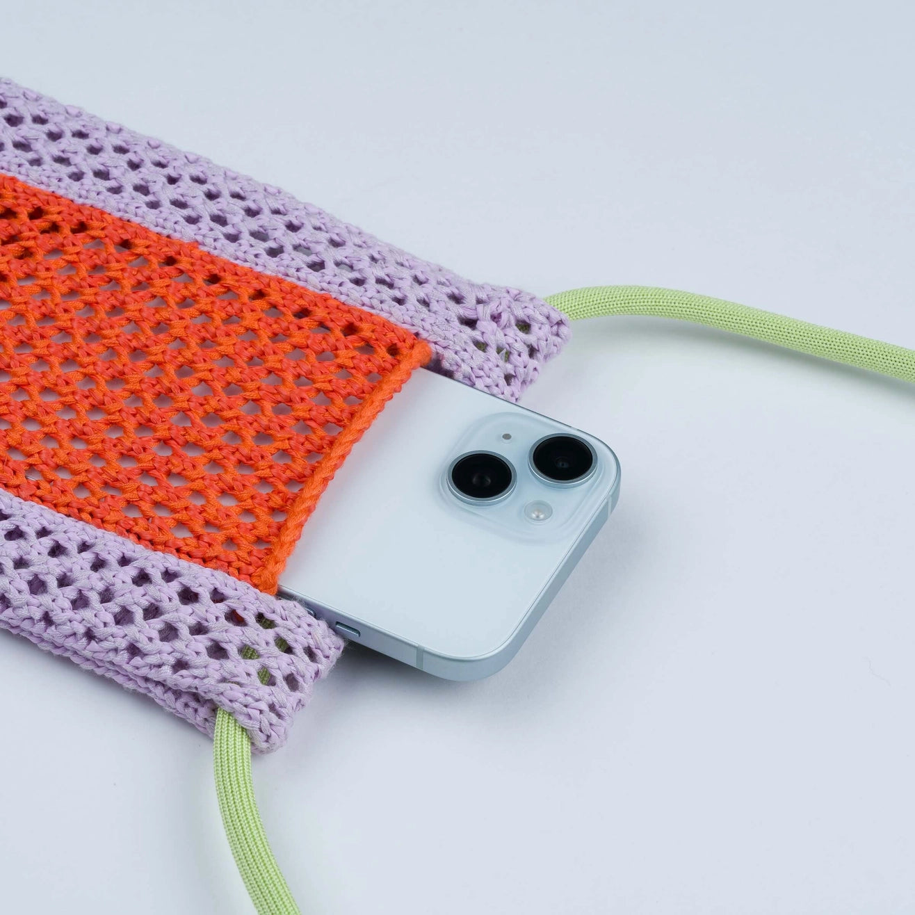 raffia phone sling