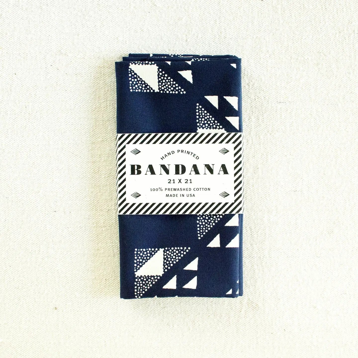 navy quilt bandana