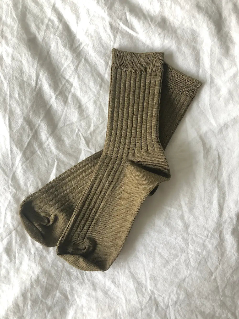 'her' socks - mercerized cotton rib
