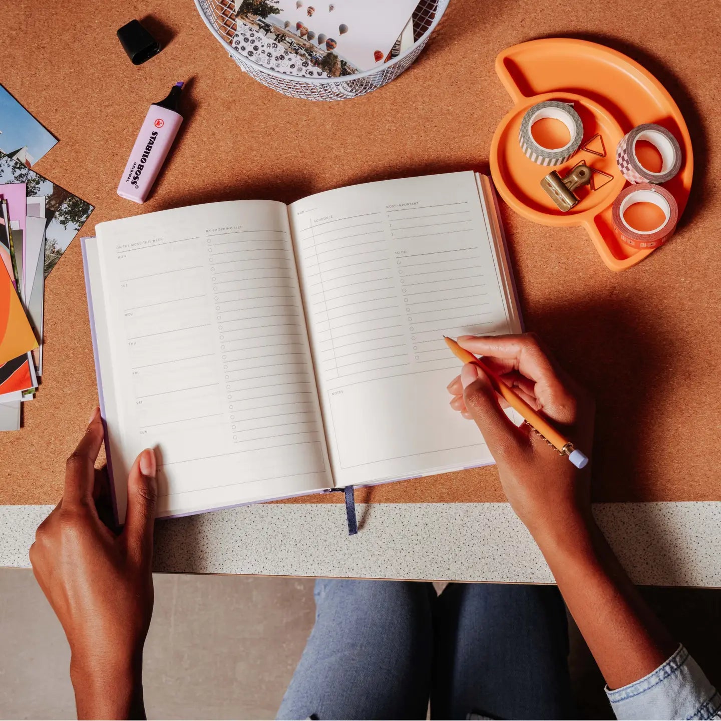 wonder a5 hardcover undated daily planner