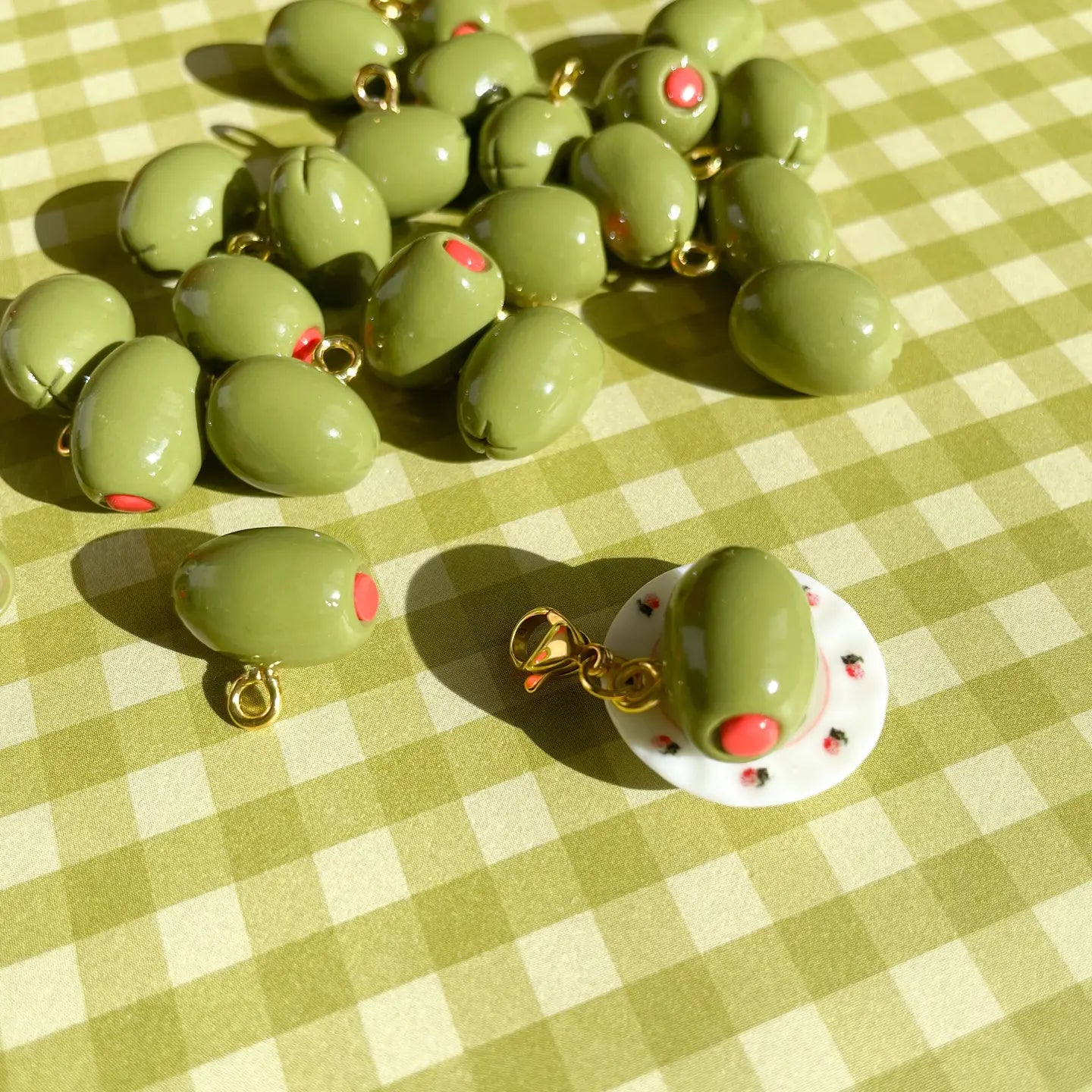 olive bag charm